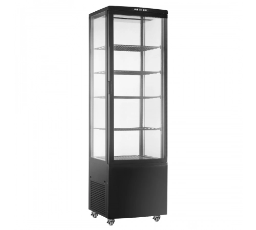 Вітрина холодильна Hurakan HKN-UPD218B Black
