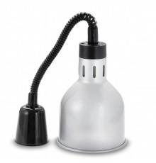 Лампа інфрачервона Hurakan HKN-DL775, 190 мм срібна