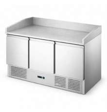 Стіл холодильний Hurakan HKN-PZLG3FS для піци 3-дверний з гран. пов. нижн. агр.